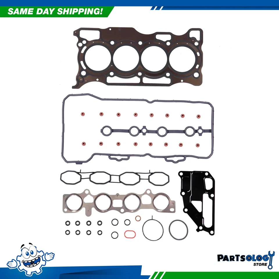 Комплект головок блока цилиндров DNJ HGB627 с комплектом болтов головки для 09–11 Nissan Versa 1,6 л DOHC - Изображение 3 из 3