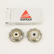 Suntour Sealed Bearing Rear Derailleur Pulleys Upper Lower BP-100 Vintage