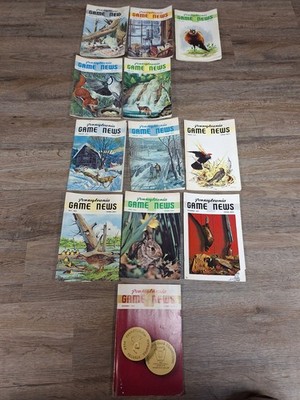 12-PA Game News Magazines 5-1964, 7-1965 2 Ned Smith Covers