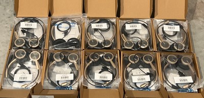 10 New Mairdi 809 Series, M809DGQD002, Bi-Monaural Headsets, Each Sold Separate