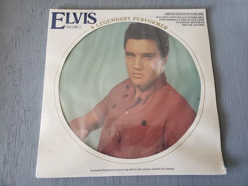 ELVIS Legendary Performer CANADA Picture Disc Sealed VINYL Record NEW OLD STOCK