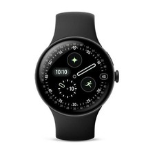 Google Pixel Watch 4 45MM WiFi Black/Obs AMOLED Digital Touch Screen Black Wi-Fi