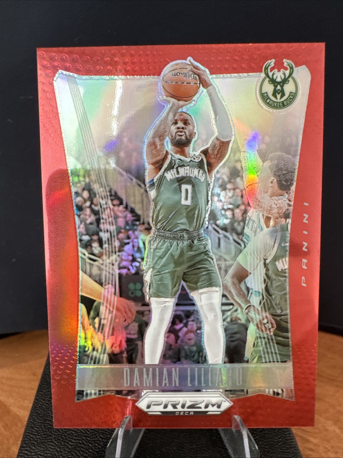 2023-24 Prizm Deca - Damian Lillard #147 Red Prizm /199