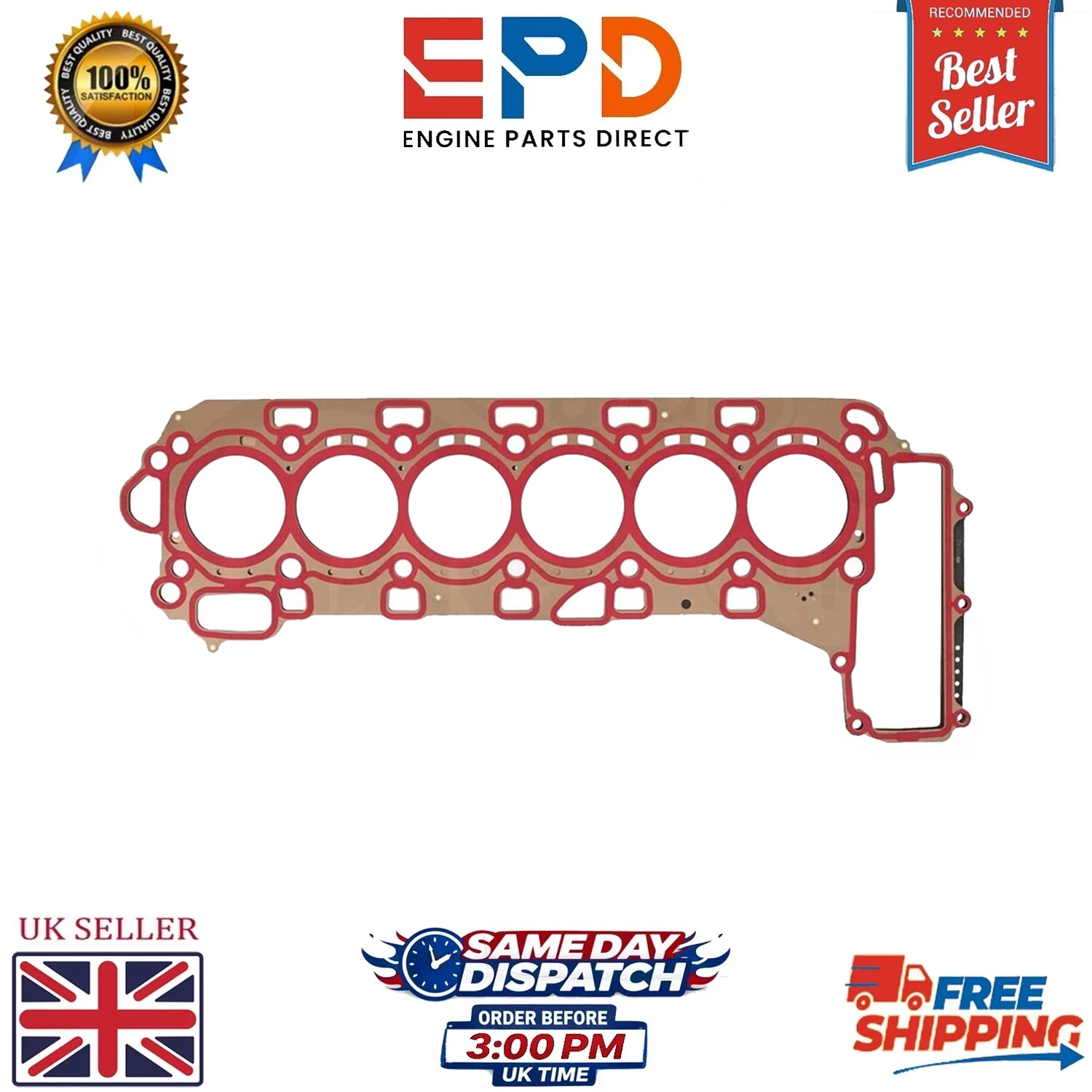 LAND ROVER JAGUAR DT306 AJ20D6 CYLINDER FULL HEAD GASKET SET 3.0 DIESEL LR151684 thumbnail 5