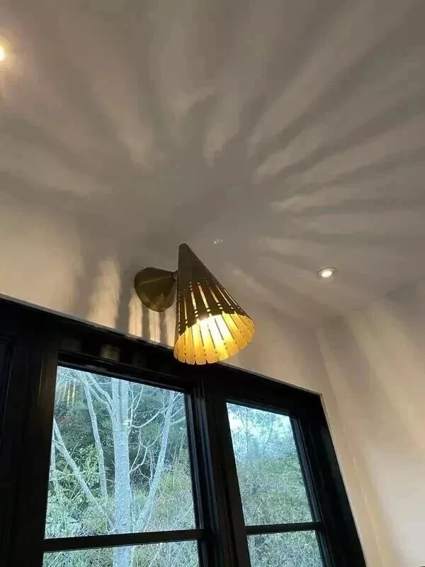 Vintage Mid Century Modern Italian Wall Sconce Handmade Pair Design Wall Décor.. - Image 2 of 4