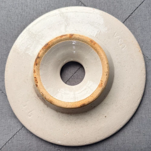 Antique Stoneware Butter Churn Lid Replacement, 8.25” Clean Great Condition