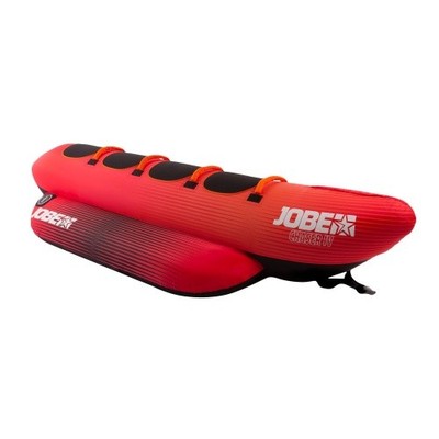 Jobe Chaser 4P Funtube 4 Personen Wasserreifen Banana Boat Tube Towable Rot 334c