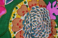5 yard Indian Cotton Hand Block Sanganeri Printed Handmade Cotton Fabric Natural