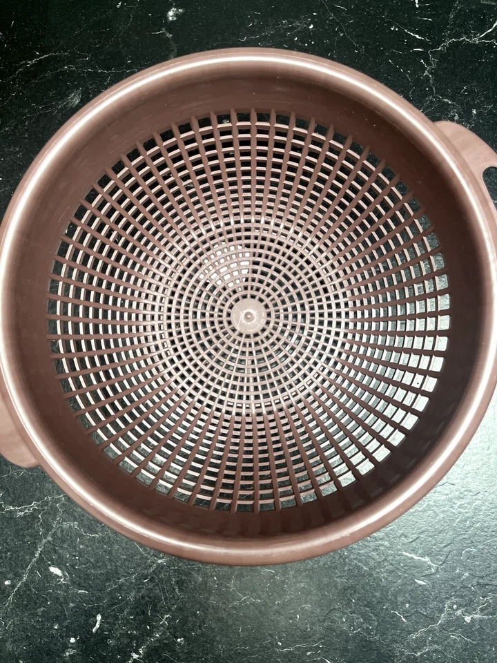 Hedo Küchensieb Seiher, Abtropfsieb mit Griff Nudelsieb 24cm, farbig sortiert - Bild 2 von 4