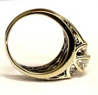 14k white gold 2.74ct round diamond engagement ring wedding band 8.9g ladies — photo 5
