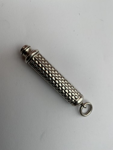 Rare Version Sampson Mordan London Propelling pencil Solid Silver Model 2305 b - Picture 8 of 14