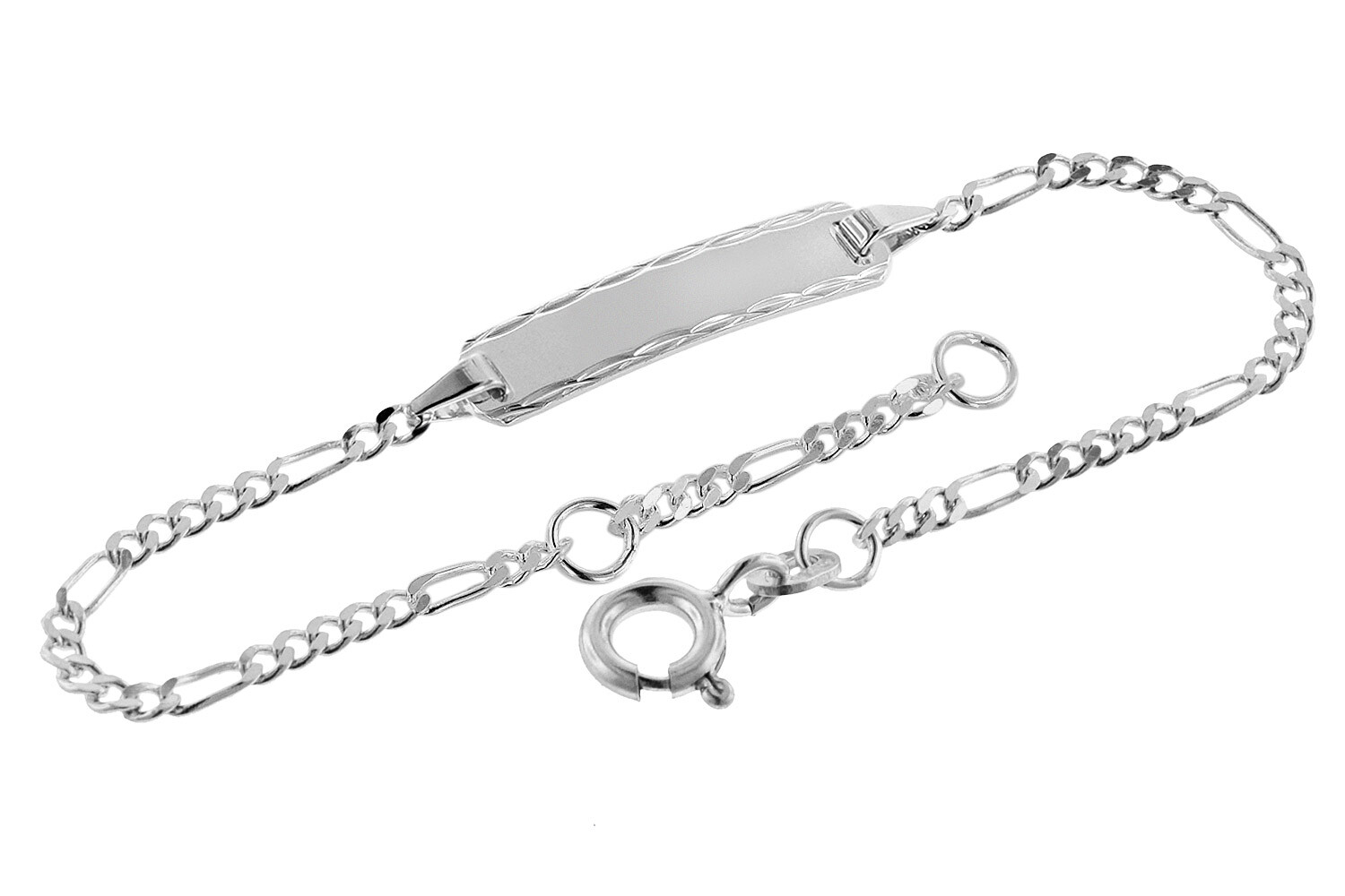 МОДНАЯ повязка Schmuck Gravur-Нарукавная повязка для ребенка и одежды 925 Silber 14 см 39507