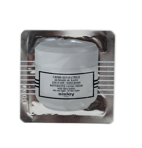 SISLEY RESTORATIVE FACIAL CREAM WITH SHEA BUTTER DAY & NIGHT SACHETS 20x4ML - Picture 2 of 2