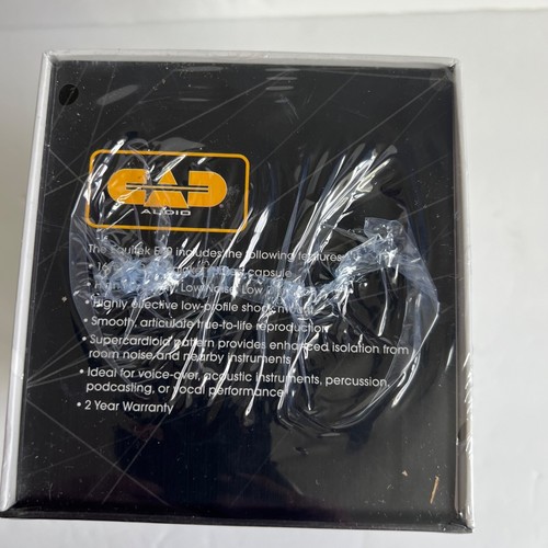 CAD Equitek E40 Medium-Diaphragm Supercardioid Condenser Microphone - NEW - Picture 3 of 4