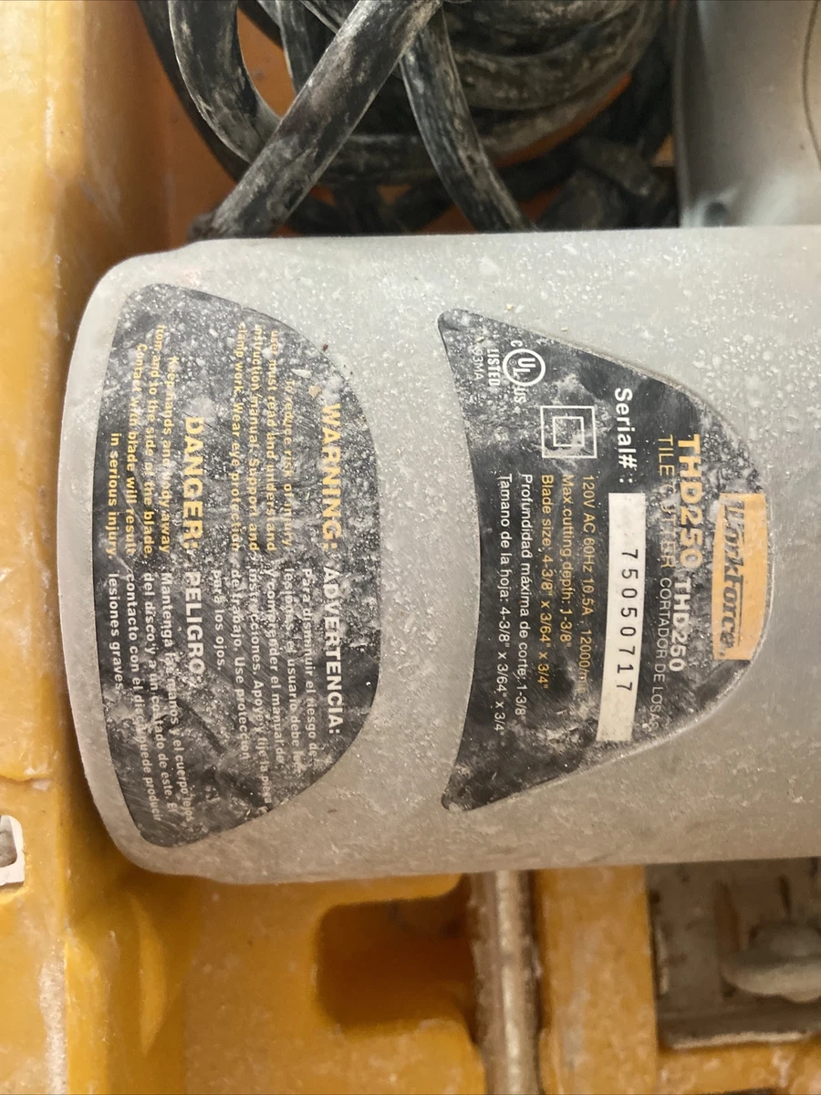 Workforce cheap thd250 manual