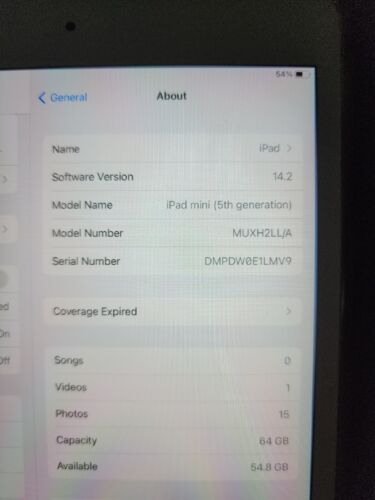 Ipad Mini 5 64 GB Wifi + Celluler (Jailbroke - Unc0ver 14.2) - Picture 4 of 4