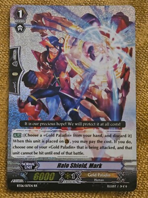 Cardfight!!  Vanguard Halo Shield, Mark BT06/017EN RR