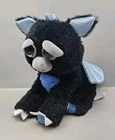 Feisty Pets Drachenzähne Plüschtier schwarz und blau