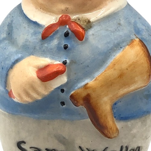 Vintage Porcelain Sam Weller 3" Salt/Pepper Shaker. Germany. 1940’s. - Picture 4 of 11