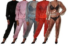 soft PVC Pyjama 20021 GENÄHT Windelhose Schwitzanzug 2tlg. Saunaanzug Saunahose
