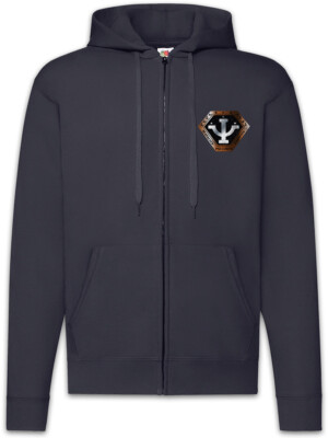 Vintage Psi Corps Logo Zipper Hoodie Space Center Tv Series Scifi Babylon 