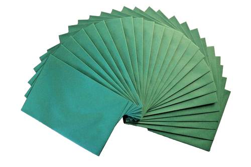 je 1 Umschlag DIN B6 (125 x 176 mm) mit Spitzlasche 120 g/qm 01 Zartc