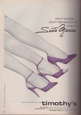 1979 Sesto Miucci Timothy's Sexy Legs Feet Illustrated Vintage Print Ad 1970s