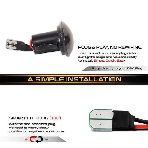 Par de luces intermitentes LED dinámicas para Fiat 500 500e 500c Abarth - Imagen 6 de 11