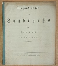 Verhandlungen des Landraths im Rezatkreis vom...