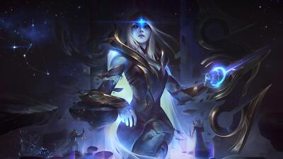 League of Legends adc adcarry ashe fantasy art girl playmat gaming mat