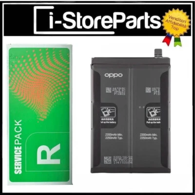 XIAOMI BATTERIA BLP855 ORIGINALE SERVICE PER OPPO RENO 8 5G CPH2359 4400MaH PILA LITIO