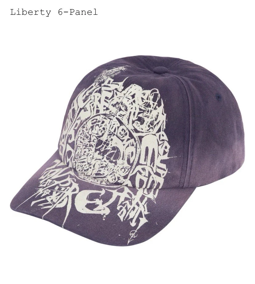 Casquette Supreme 24F W Week10 Liberty 6 panneaux bleu marine