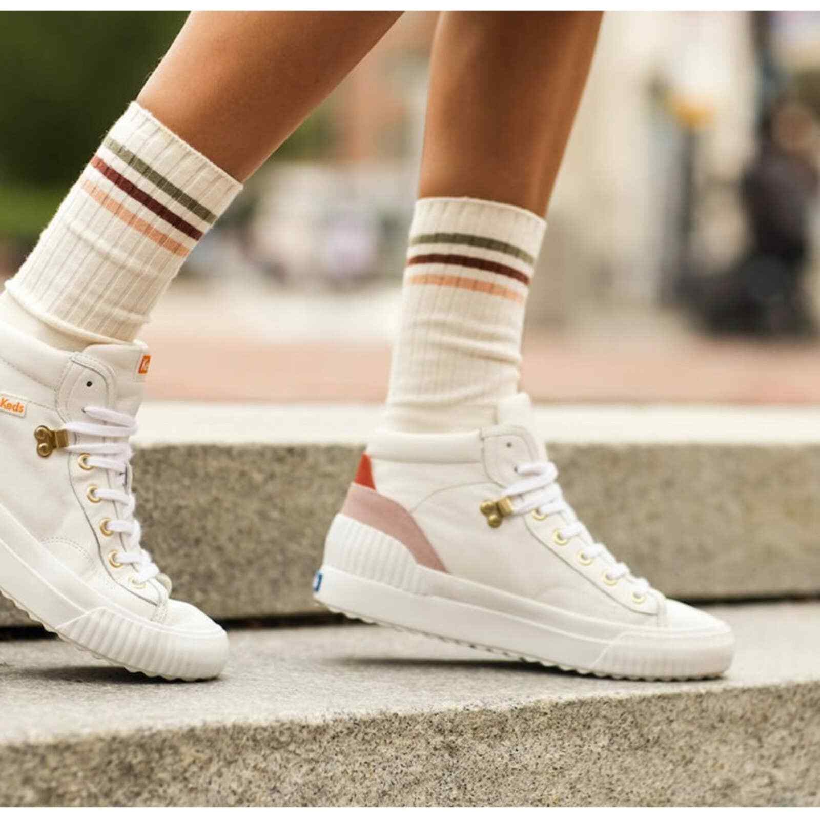 KEDS Demi Mid TRX Leather Sneakers - image 2
