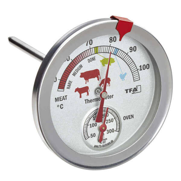Analoges Bratenthermometer Ofenthermometer Einstich-Fleischthermometer 14.1027-image