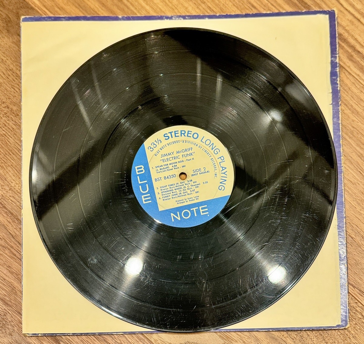 JIMMY McGRIFF - ELECTRIC FUNK Blue Note Original Press