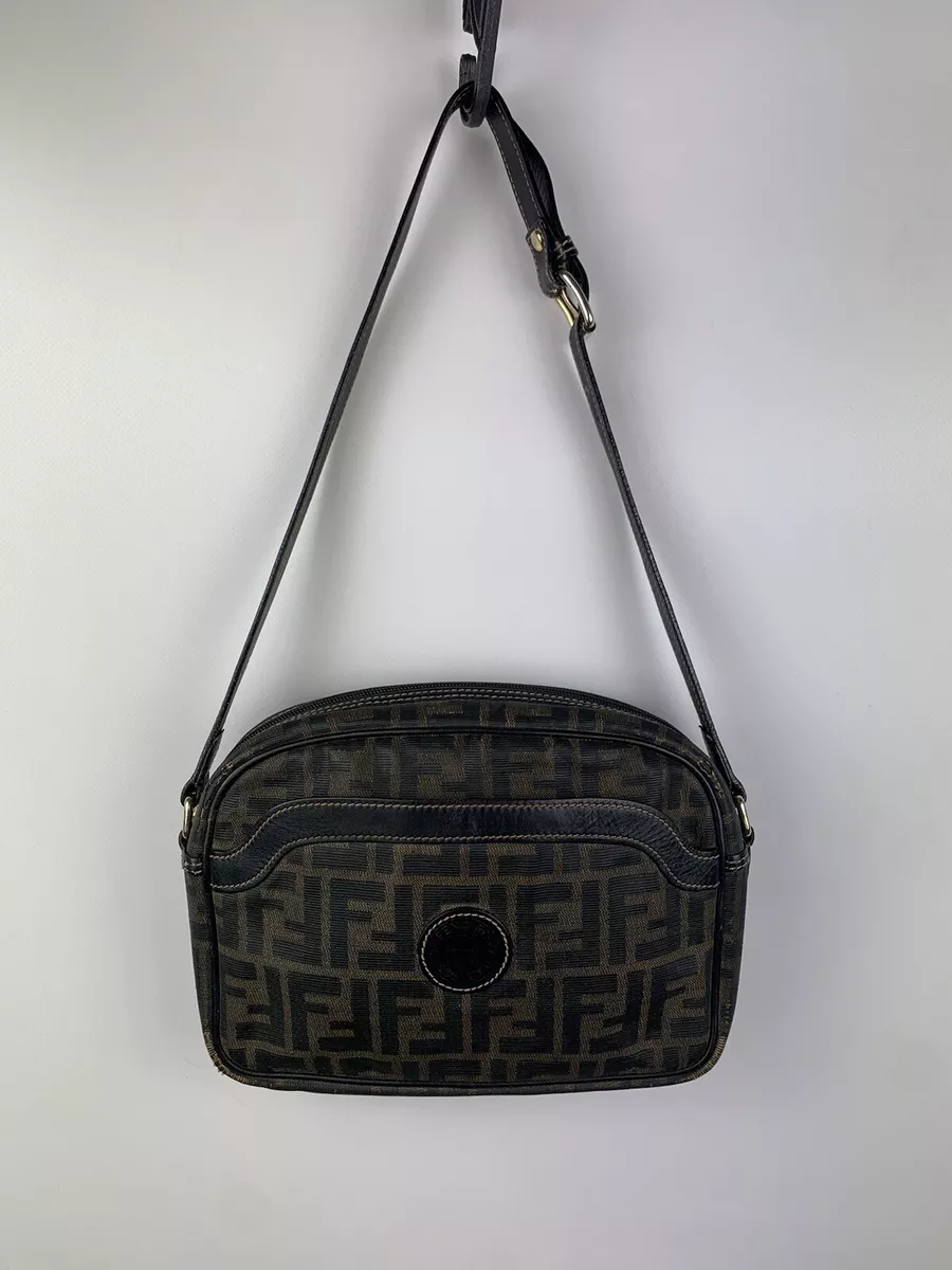 Vintage FENDI zucca vintage 80s logo print / Handbag purse bag