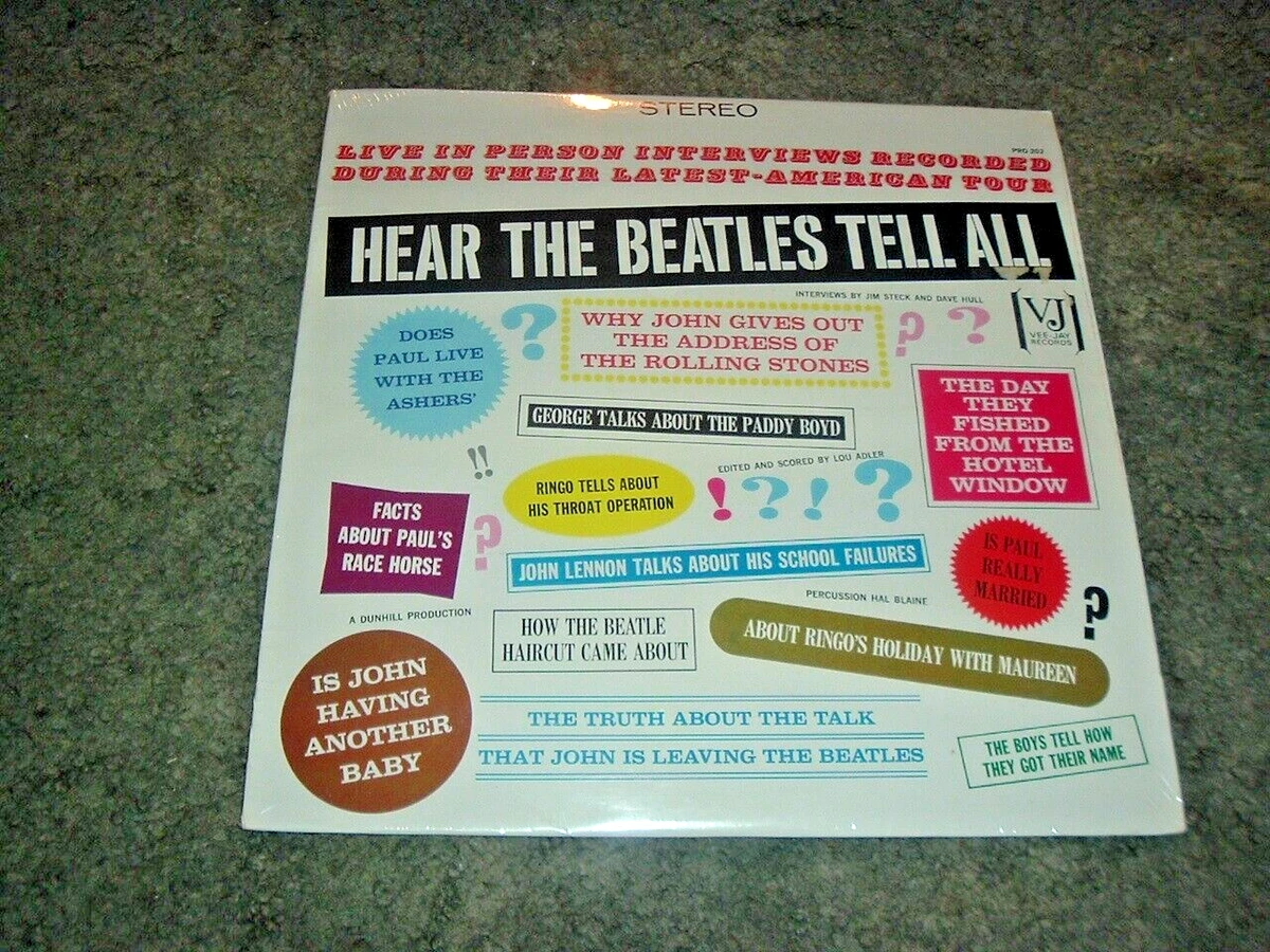 超レア✨HEAR THE BEATLES TELL ALL 形状レコード John Lennon, Paul McCartney, The Beatles, Paul McCartney, John