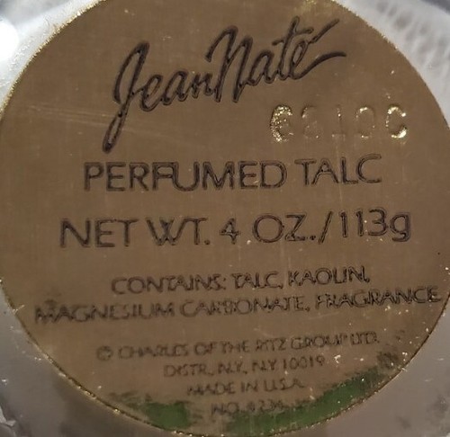 ~RARE~Vintage Jean Nate Perfumed Talc in Glass Shaker Bottle Rare 4 Oz. - Picture 7 of 7