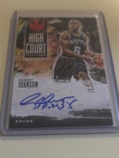 2019-20 COURT KINGS BASKETBALL HIGH COURT AUTO #/99 AVERY JOHNSON SPURS