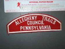 Boy Scout ALLEGHENY TRAILS/C/PENNSYLVANIA 8912O