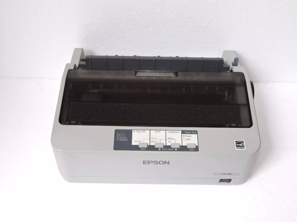 Epson LX 300 Parallel Dot Matrix Printer 220 240V 50 60Hz 0.4A Model No. PA71A