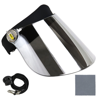 Sun Visor Hat Cap UV Protection - Premium Adjustable Solar Headband Face Shield