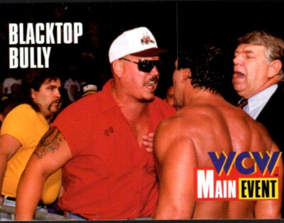 1995 Cardz WCW Main Event Wrestling Card #11 Blacktop Bully Rookie