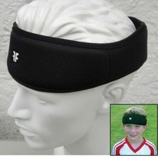 FORCEFIELD ULTRA Black PROTECTIVE HEADBAND SWEATBAND Headgear Soccer Volleyball