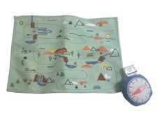 Pillowfort Camping Adventure Play Set Pretend Map & Compass 2pc *3A