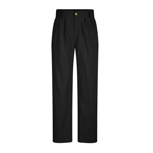 Men's Casual Loose Trousers Comfortable Solid Color Pants Cotton Linen Trouser. - Picture 10 of 34
