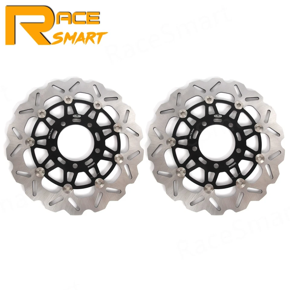 Discos rotores de freio dianteiro pastilhas para Kawasaki Versys 650 KLE650 2007-2014 2013 2012 - Imagem 3 de 4