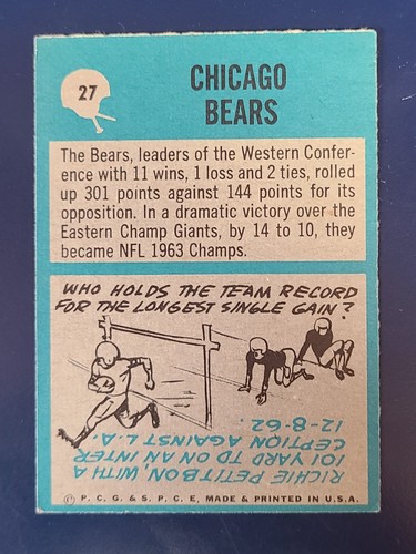 Tarjetas de fútbol americano Philadelphia 1964 completan el conjunto que elijas #1 - 98 - Imagen 53 de 195