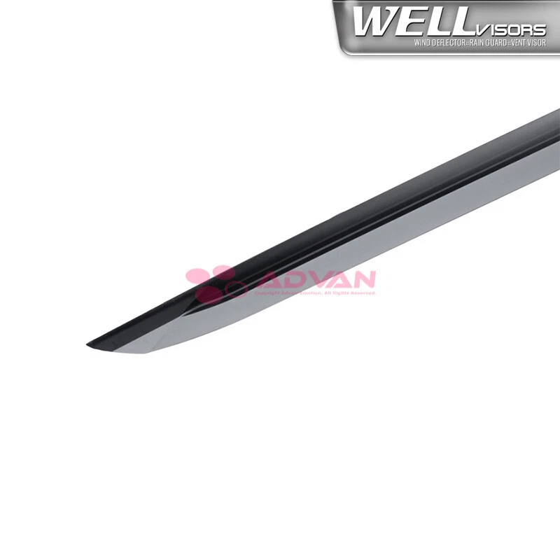 Deflectores protectores de lluvia Wellvisors para Dodge Challenger 2008-2022 viseras premium Foto 2 de 4