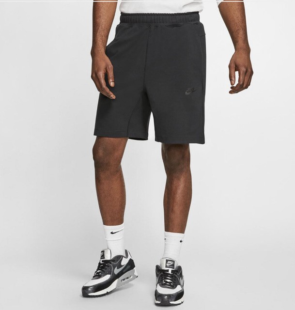 Mens Nike Tech Fleece Black Shorts Size 